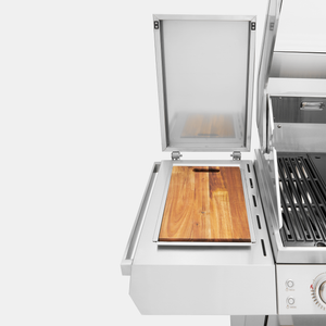 Signature® 7000 Premium Serie – 4 Brenner Einbaugrill mit Sichtfenster, Heckbrenner und LED-Beleuchtung