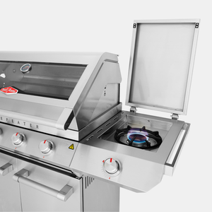 Signature® 7000 Premium Serie – 4 Brenner Einbaugrill mit Sichtfenster, Heckbrenner und LED-Beleuchtung