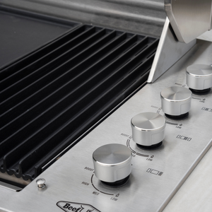 BeefEater Proline® Serie – 6-Brenner Einbaugrill mit Garhaube